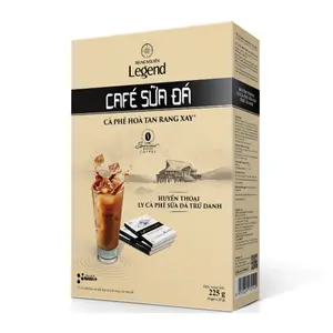 Legend Cà Phê Sữa Đá Ngon Nhất Thế Gian, Instant Iced Milk Coffee, 9 Gói (225g) - TRUNG NGUYEN